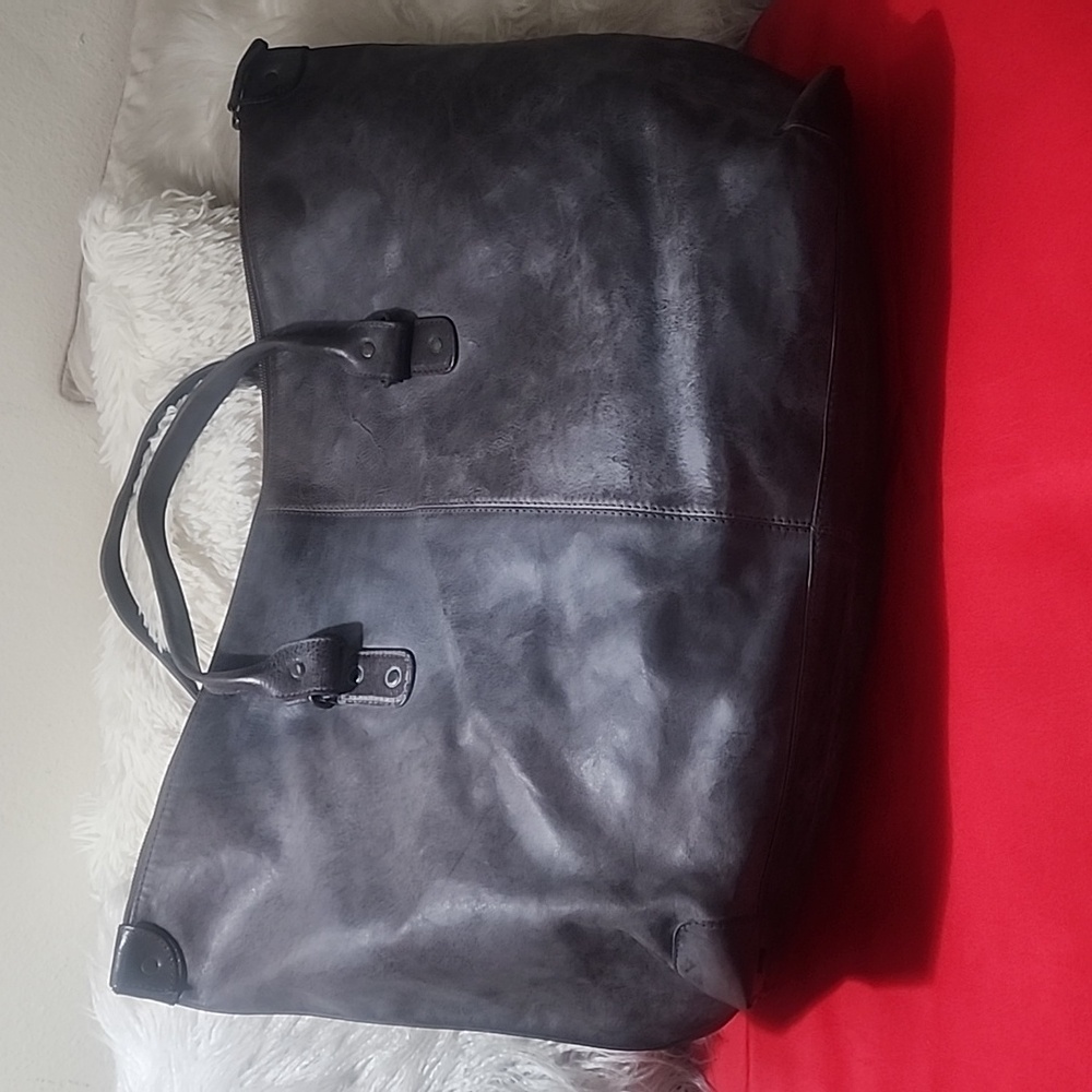 Banana Republic Dark Brown Leather Travel Bag - Picture 2 of 7